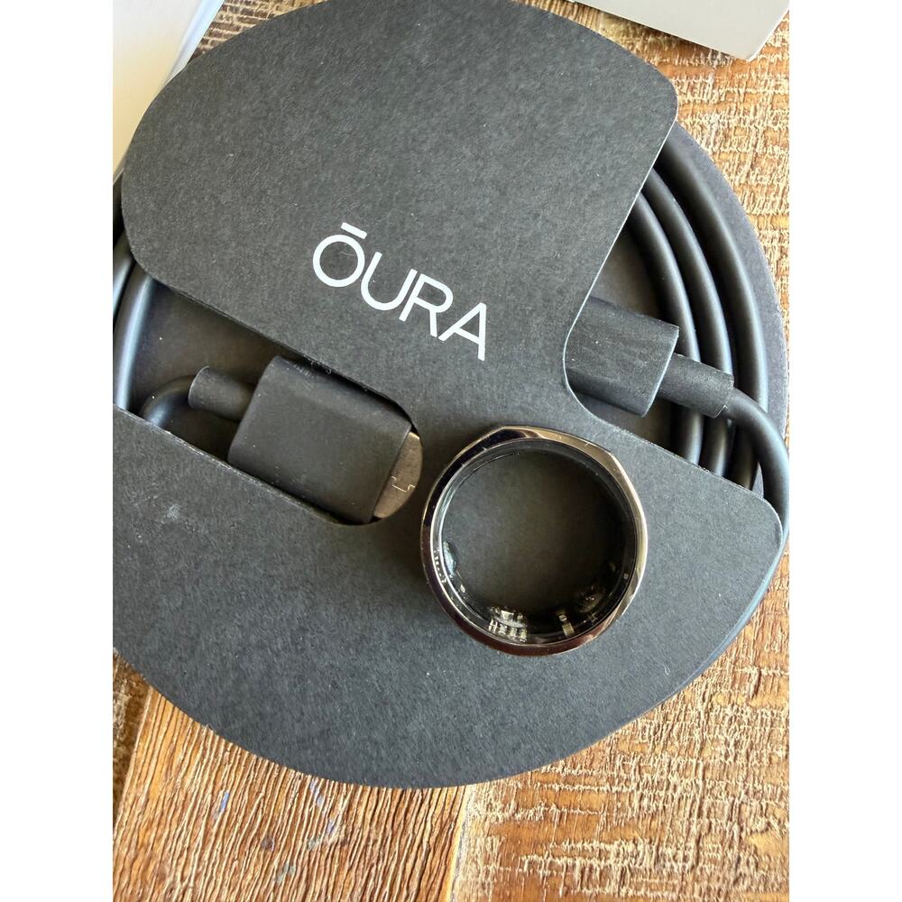 Oura Ring Generation 3 Activity Tracker Heritage Style Black Size 10 - Picture 9 of 11